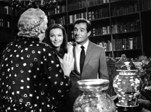 Scena del film "L'ape regina - Una storia moderna" - Regia Marco Ferreri - 1963 - Gli attori Marina Vlady e Ugo Tognazzi