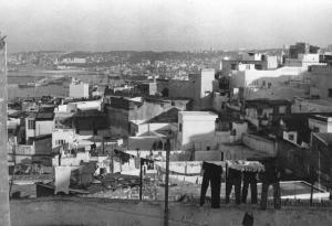 Set del film "La battaglia di Algeri" - Regia Gillo Pontecorvo - 1966 - Panorama di Algeri