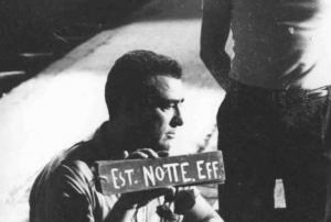 Set del film "La battaglia di Algeri" - Regia Gillo Pontecorvo - 1966 - L'operatore Marcello Gatti