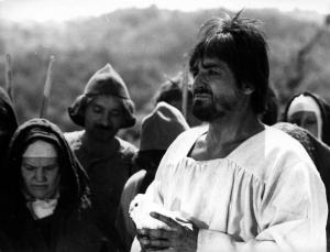 Scena del film "Brancaleone alle crociate" - Mario Monicelli - 1970 - L'attore Vittorio Gassman