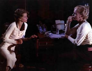 Scena del film "La caduta degli dei" - Luchino Visconti - 1969 - Le attrici Charlotte Rampling e Ingrid Thulin
