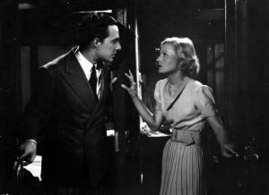 Scena del film "Castelli in aria" - Regia Augusto Genina - 1939 - Gli attori Vittorio De Sica e Lilian Harvey