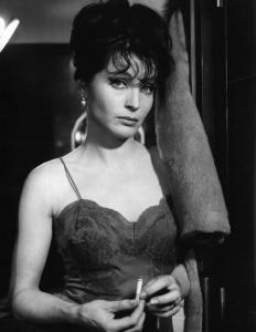 Set del film "Il criminale" - Regia Marcello Baldi- 1962 - L'attrice Yvonne Furneaux.