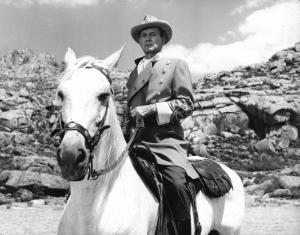 Fotografia del film "I crudeli" - Regia Sergio Corbucci 1967 - L'attore Joseph Cotten a cavallo.