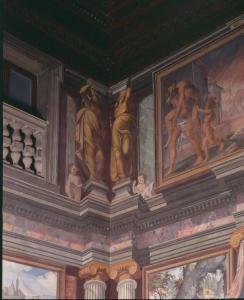 Villa Gallia / Salone d'onore / Decorazione pittorica delle pareti