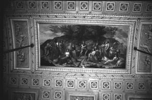 Palazzo Manzi / Soffitto della sala d'Oro / Dipinto murale raffigurante il Parnaso