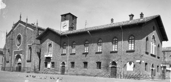 Mortara (Pv) - chiesa - S. Lorenzo - facciata