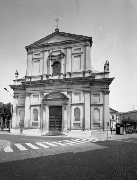 Mortara (Pv) - chiesa - Santa Croce - facciata