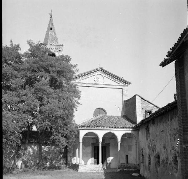 Mortara, Casoni S. Albino (Pv) - abbazia - Sant'Albino - facciata