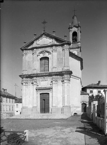 Cava Manara (Pv) - chiesa - S.Agostino - facciata