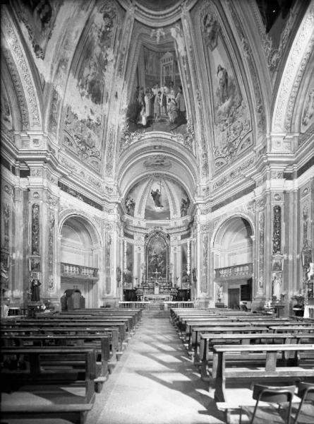 Cava Manara (Pv) - chiesa - S.Agostino - interno - navata