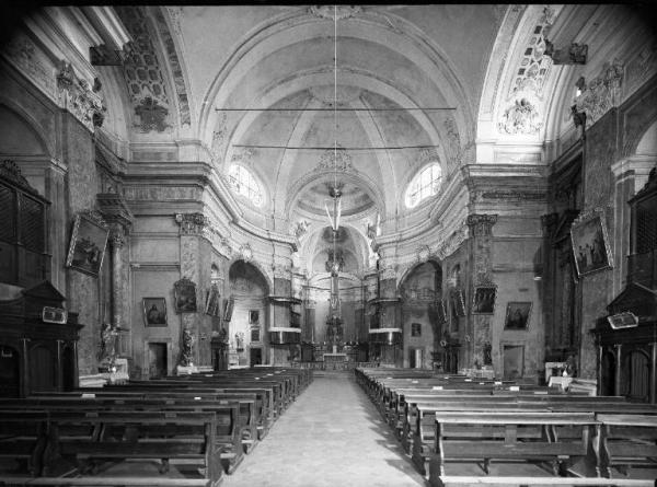 San Giorgio Lomellina (Pv) - chiesa - S. Giorgio - interno - navata
