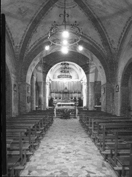 Travacò Siccomario (Pv) - chiesa - Santa Maria Nascente - interno - navata