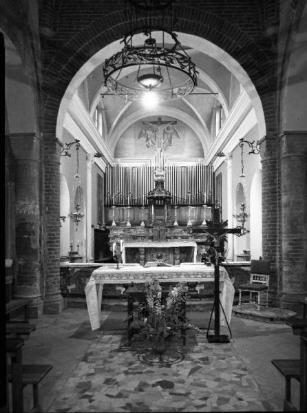 Travacò Siccomario (Pv) - chiesa - Santa Maria Nascente - interno - altare maggiore