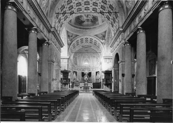 Frascarolo (Pv) - chiesa - Chiesa di S. Maria Vergine Assunta e S. Vitale Martire - interno - navata