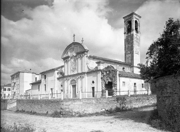 Copiano (Pv) - chiesa - Parrocchia della Santa Croce e Conversione di San Paolo - facciata