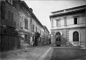 Pavia - piazza della Posta (già XXVIII Ottobre) - Tipografia A. Ponzio - esterno