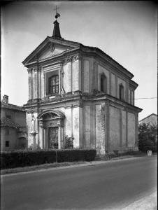 San Martino Siccomario (Pv) - chiesa - Madonna delle Grazie o Madonna Addolorata - esterno - facciata