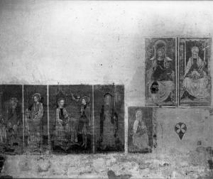 San Giacomo della Cerreta, Belgioioso (Pv) - chiesa - oratorio di San Giacomo - interno - parete nord - affreschi