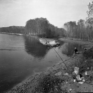 Pavia - fiume Ticino - pescatori
