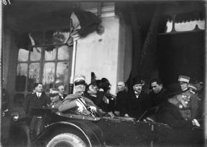 Voghera (Pv) - visita principe Umberto II di Savoia - auto