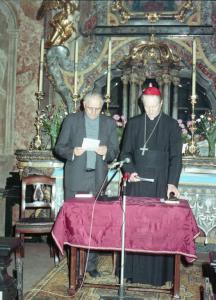 Corbetta - Santuario della Madonna dei Miracoli - Il cardinale Carlo Maria Martini