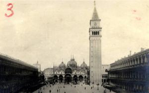 Venezia - Piazza San Marco - Basilica e Campanile
