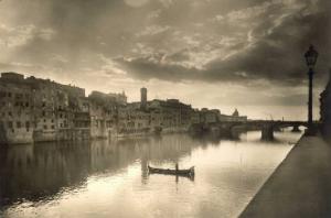 Firenze - Fiume Arno e Ponte di S. Trinità