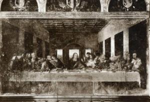 Dipinto murale - Cenacolo - Leonardo da Vinci - Milano - S. Maria delle Grazie