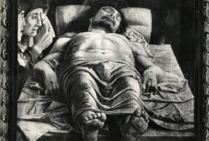 Dipinto - Cristo morto - Andrea Mantegna - Milano - Pinacoteca di Brera