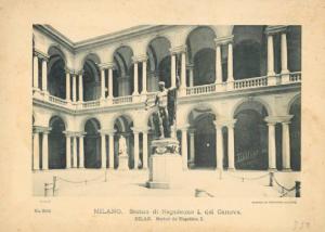 Monumento celebrativo - Statua di Napoleone I - Antonio Canova - Milano - Palazzo di Brera - Cortile