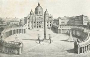 Città del Vaticano - Piazza e basilica di S. Pietro