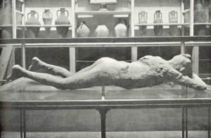 Pompei - Antiquarium - Impronta di donna