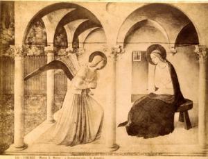Dipinto - Annunciazione - Beato Angelico - Firenze - Convento di S. Marco - Primo Dormitorio - Corridoio