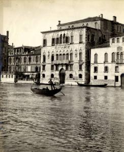 Venezia - Canal Grande -Palazzo Gozzi - Gondola