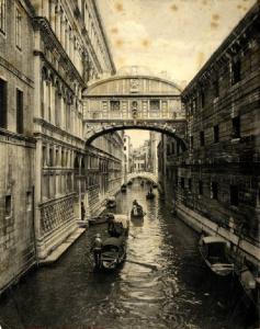 Venezia - Ponte dei Sospiri - Gondole