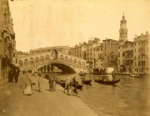 Venezia - Canal Grande - Ponte di Rialto - Gondole