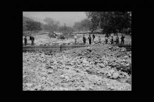 Torrente Cobello - Alluvione - Lavori di bonifica del terreno