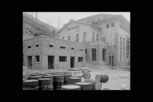 Società Elettrica Cisalpina - Cividate Camuno - Centrale idroelettrica - Cantiere - Edificio montaggi