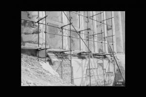 Società Edison - Derivazione Sonico Cedegolo (?) - Diga - Cantiere - Lavori alla struttura in cemento armato