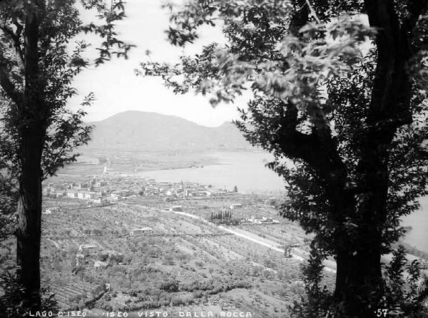 Iseo - Lago d'Iseo - Panorama dal castello Oldofredi Martinengo