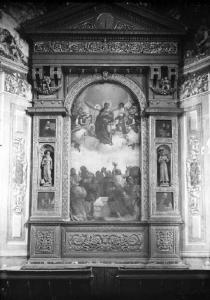 Pala d'altare dipinta - Madonna assunta in cielo - Lovere - Basilica di S. Maria in Valvendra