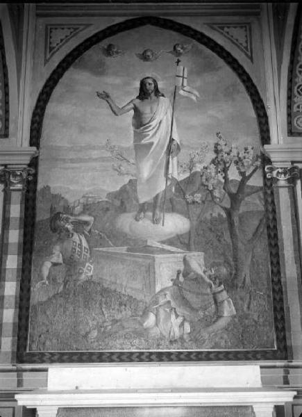 Dipinto murale - Resurrezione - Edolo - Chiesa parrocchiale di S. Maria Nascente (?)