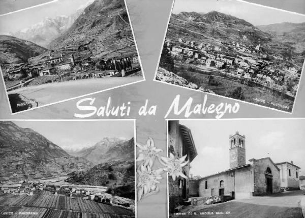 Malegno - Località Lanico - Panorami / Malegno - Chiesa di S. Andrea / Malegno - Panorama