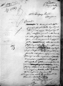 Documento - Lettera manoscritta