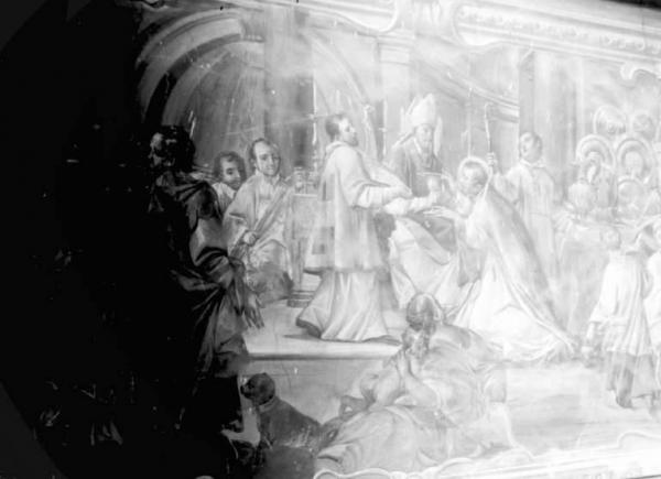 Dipinto murale - Scena sacra - Cedegolo - Chiesa parrocchiale di S. Girolamo