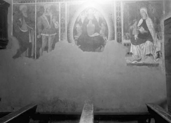 Dipinto murale - Madonna con Bambino - Malegno - Chiesa vecchia di S. Andrea