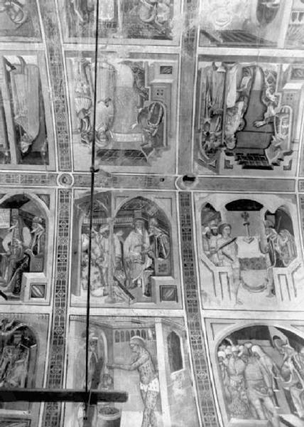 Dipinto murale - Episodi della vita di S. Lorenzo - Berzo Inferiore - Chiesa di S. Lorenzo