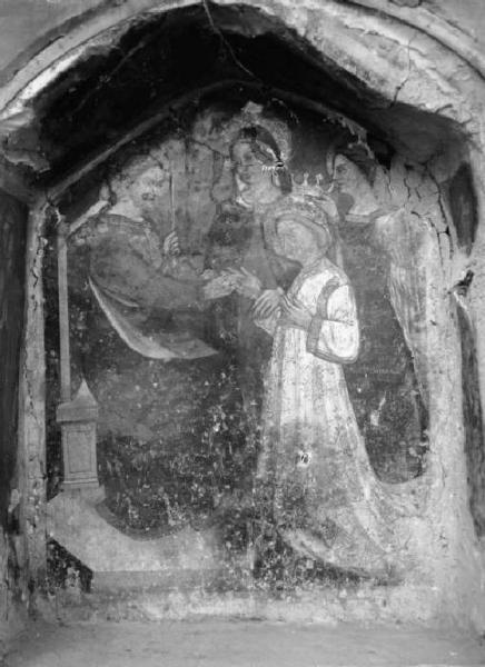 Dipinto murale - Scena sacra - Saviore dell'Adamello