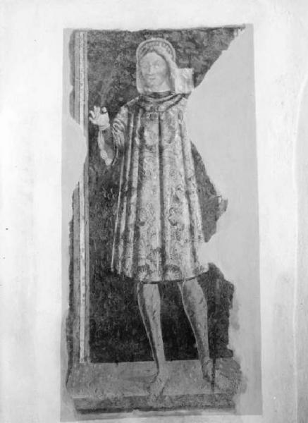 Dipinto murale - Figura maschile - Andrista - Chiesa dei Ss. Nazaro e Celso
